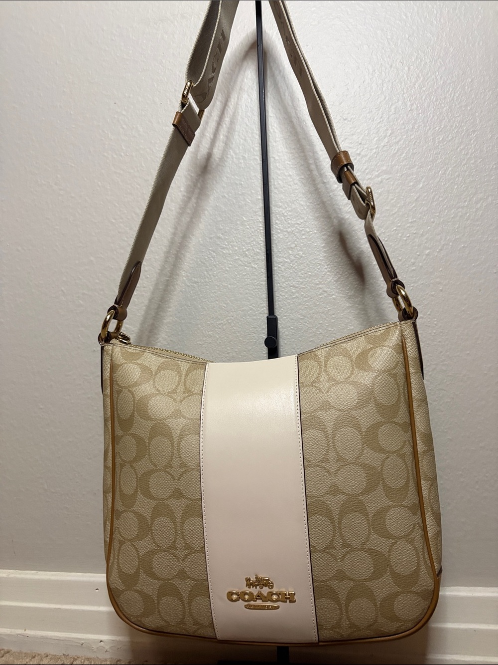 Coach Ellie File Bag in Signature Canvas